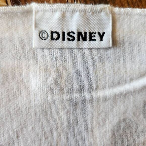 Minnie & Mickey Mouse chef Disney serviette dinner napkins plaid vintage 90s - Picture 4 of 4